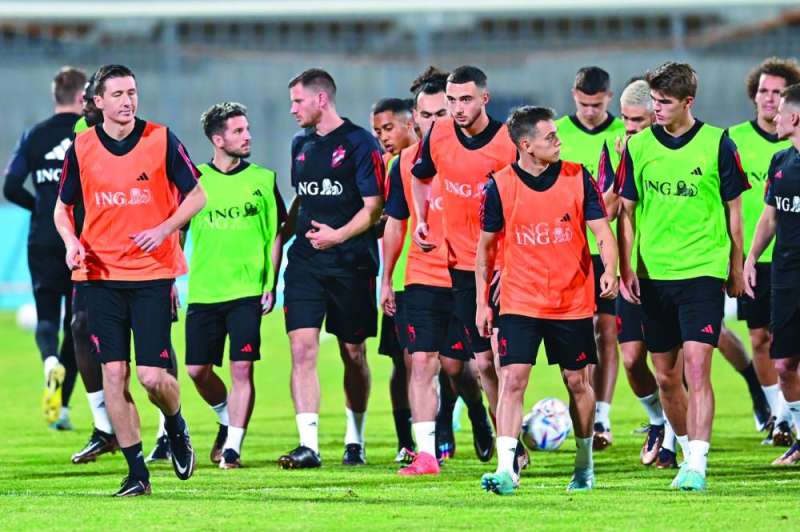 جان من تدريبات منتخب بلجيكا