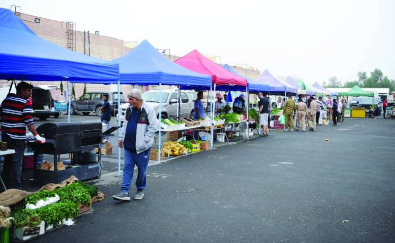 
جانب من معرض مزارع العبدلي	 (تصوير سعود سالم)
