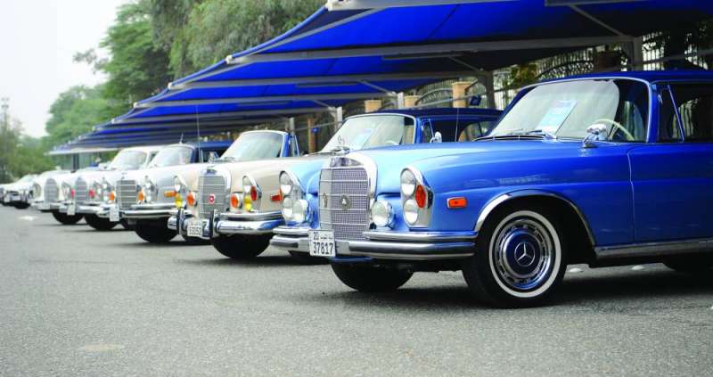 سيارات كلاسيكية 	(تصوير سعود سالم)
