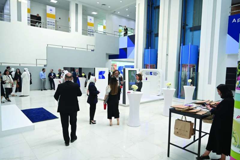 جانب من المعرض المرافق للمؤتمر 