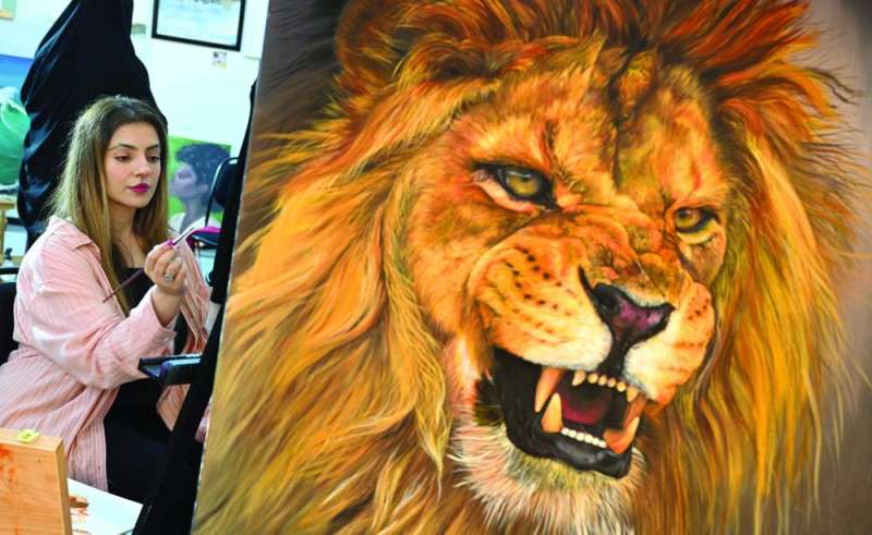 لوحة مُبهرة (تصوير نايف العقلة)