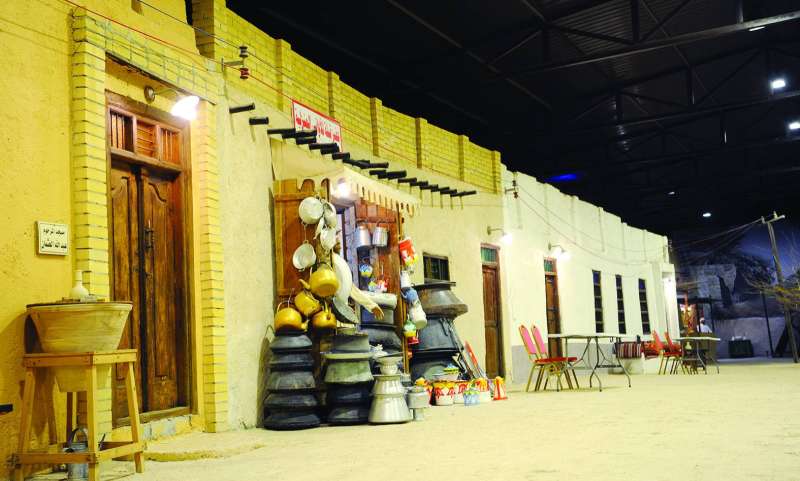  فريج قديم في متحف بيت العثمان (تصوير سعود سالم)