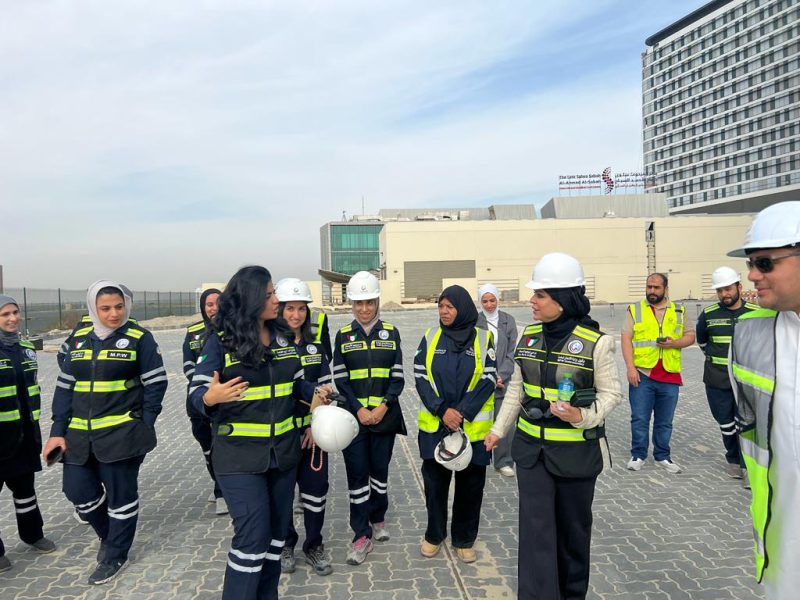 جانب من الزيارة التفقدية