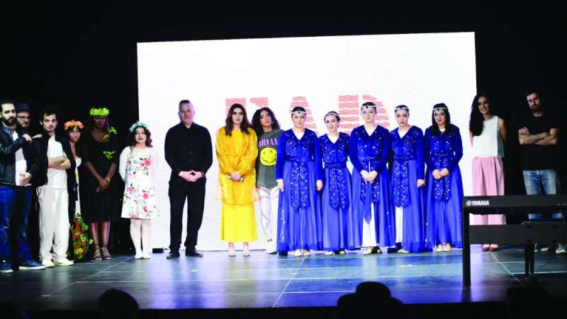 لحظة إعلان الفائز بمسابقة «Mash Art» 