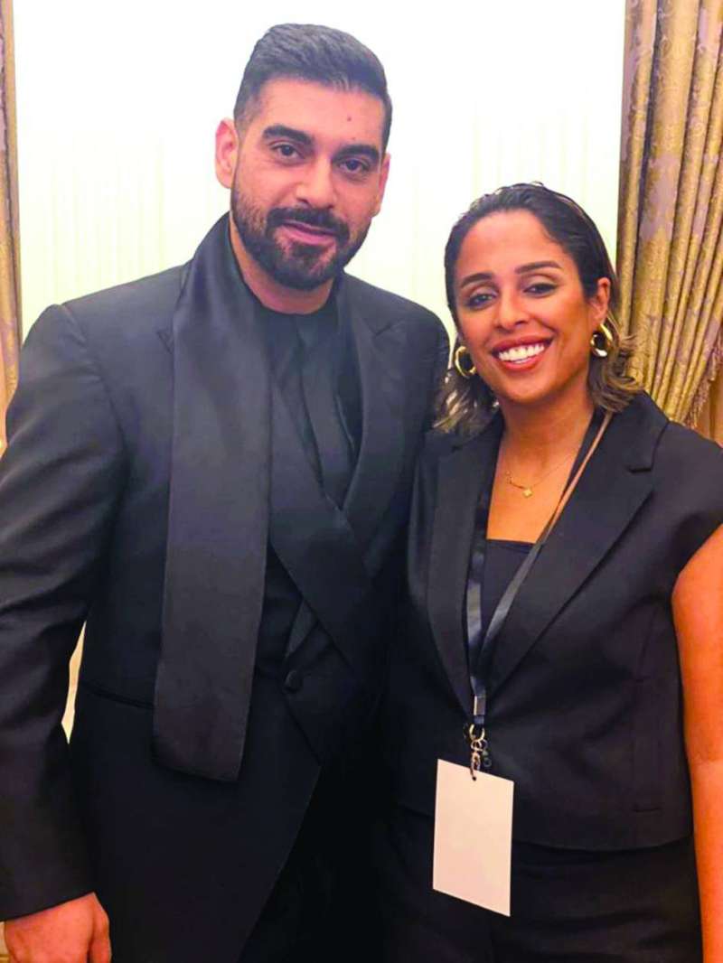 فاطمة حمادة مع آدم