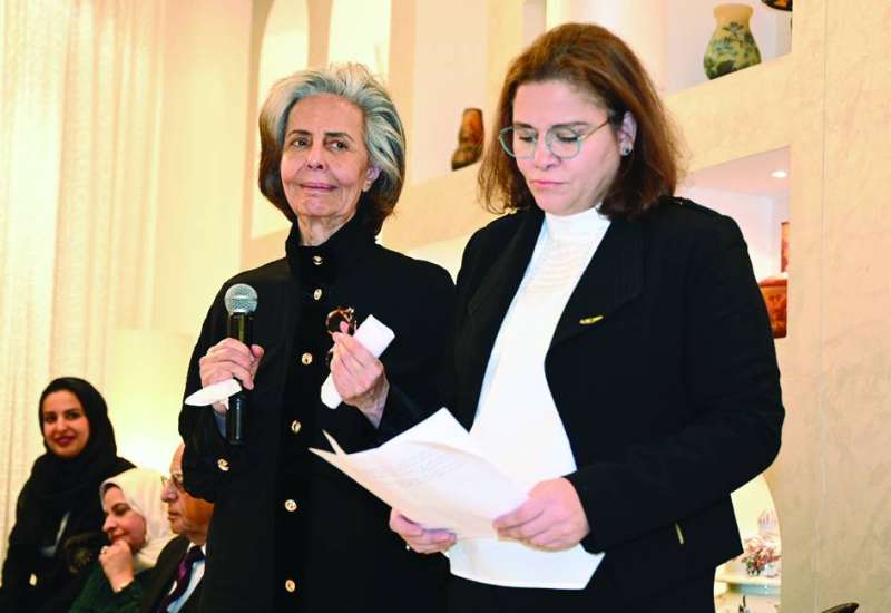 
راضية سداوي وفريال الفريح 	(تصوير نايف العقلة)