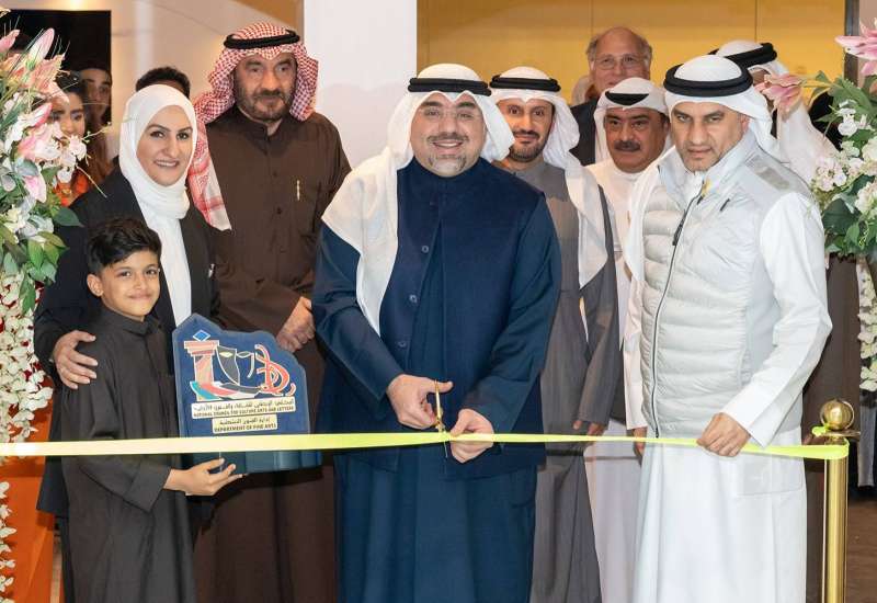 الأمين العام المساعد لقطاع الفنون في المجلس الوطني للثقافة يفتتح المعرض	