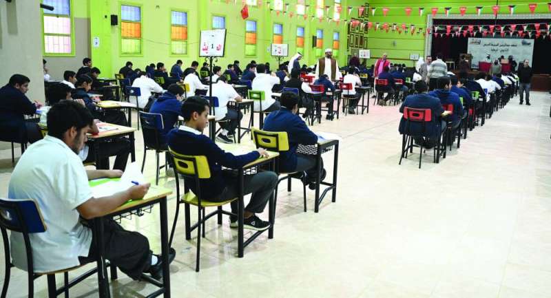 جانب من الاختبارات (تصوير نايف العقلة)