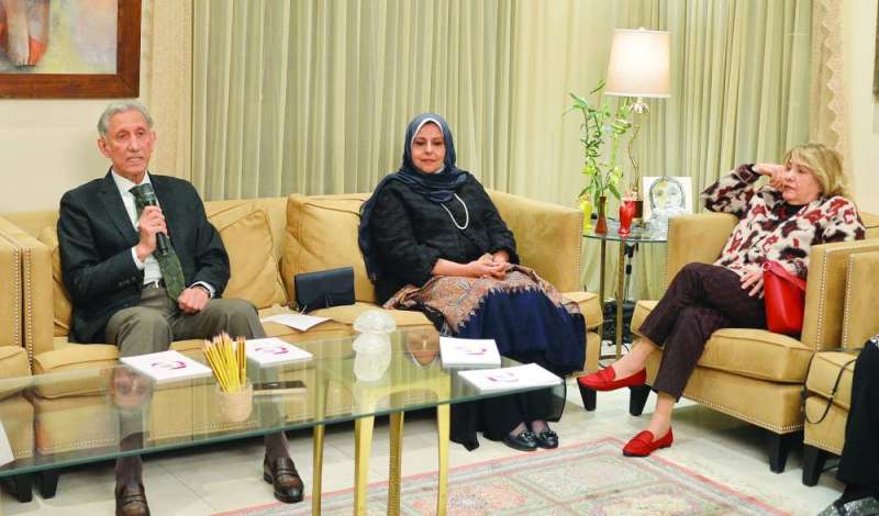 الرفاعي متحدثاً في الأمسية