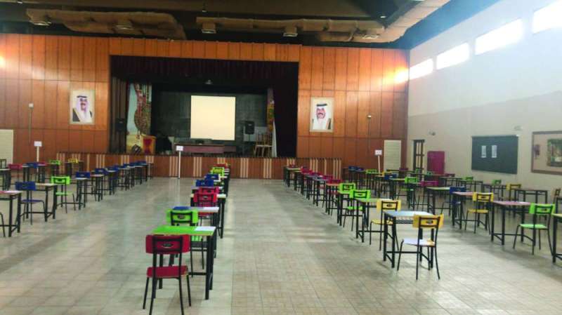 
تجهيز مسارح المدارس لاختبارات الفترة الأولى