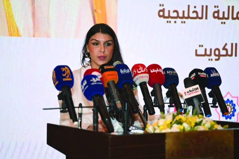 4- يسرى العجلان تُلقي كلمتها في الحفل