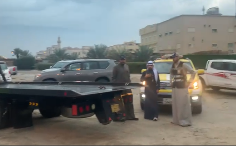 طوارئ البلدية تساند الأشغال