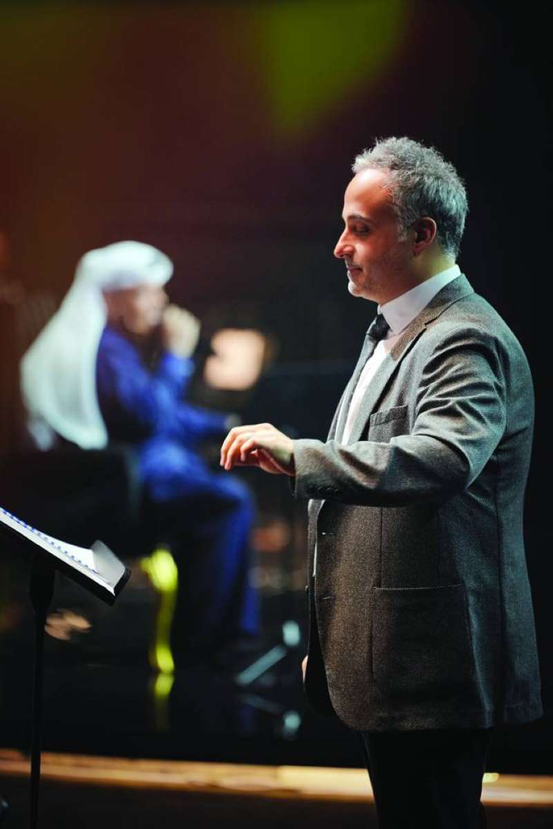 المايسترو أيوب خضر يقود فقرة «بوشعيل» بنجاح