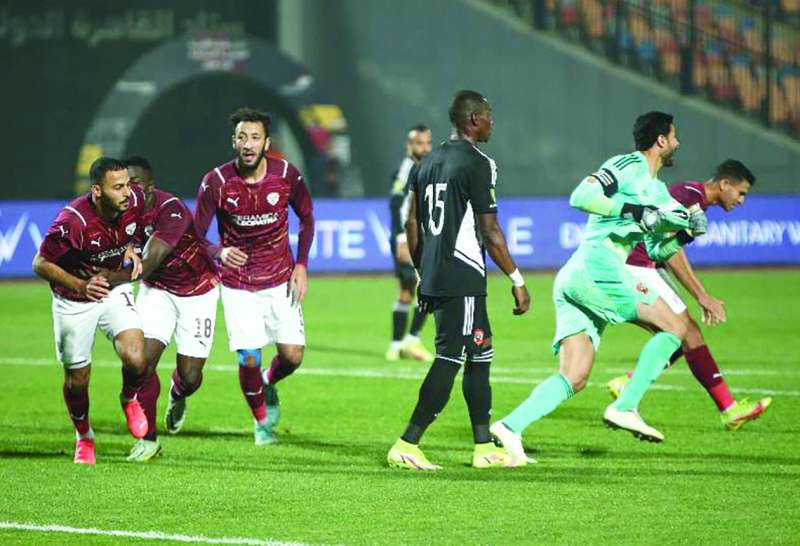 من مباراة الأهلي وسيراميكا كليوباترا