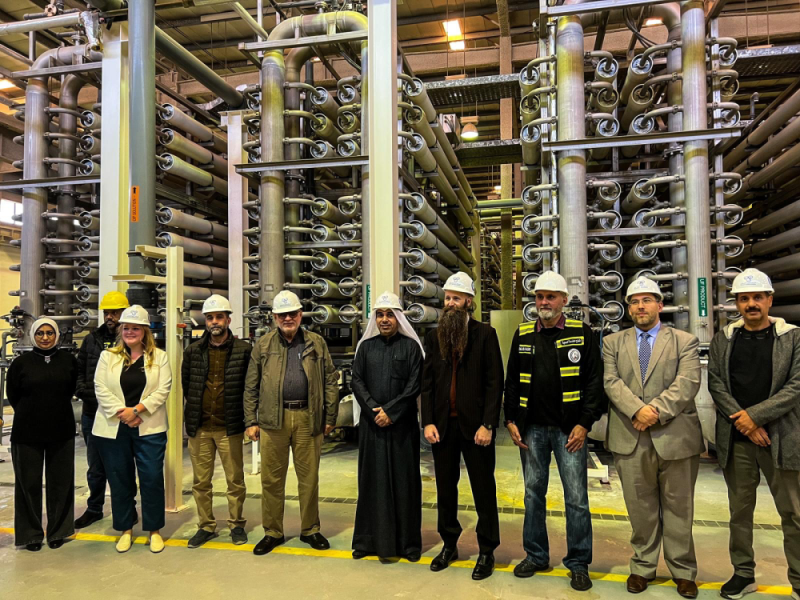 جانب من الزيارة