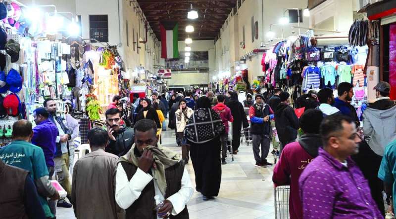 
حركة تسوّق ليلة رأس السنة