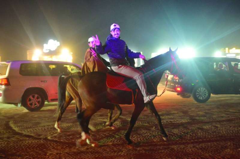 حتى الخيول كانت وسيلة للتنقل