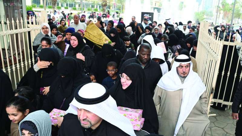 
حضور عائلي كثيف في الافتتاح