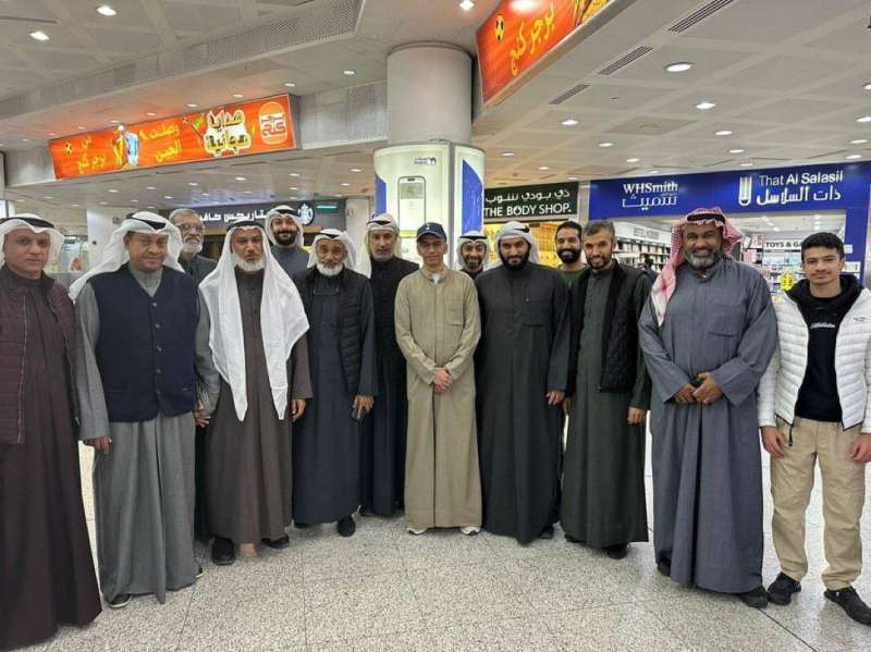 الشيخ محمود الرفاعي لدى عودته من تونس