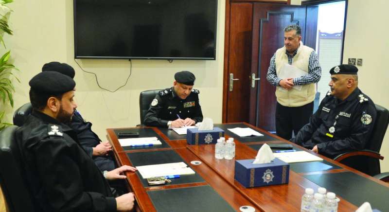 
جانب من استقبال المراجعين
