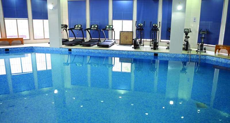 
حمام سباحة في المركز (تصوير نايف العقلة)
