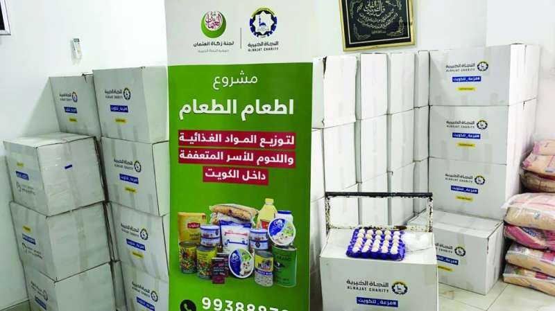 توزيع السلال الغذائية صمن مشروع «إطعام الطعام» 