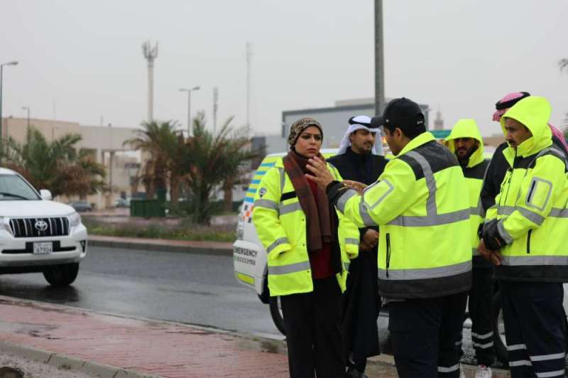 جانب من الجولة التفقدية لوكيل وزارة الأشغال 