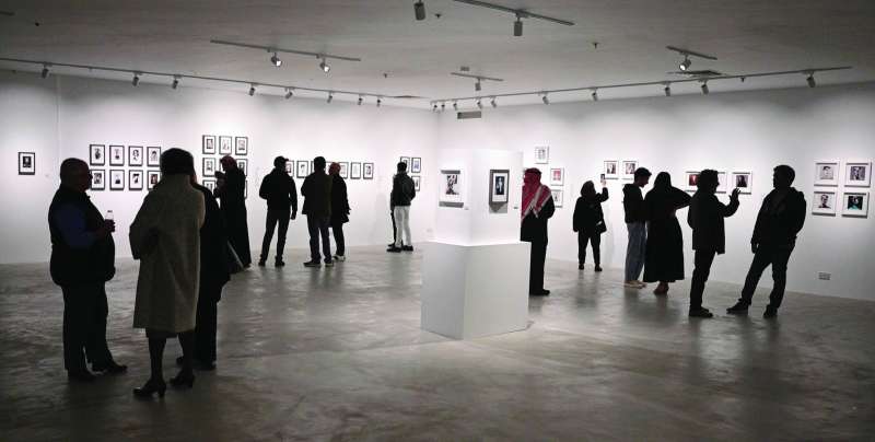 جانب من معرض «خضوع»