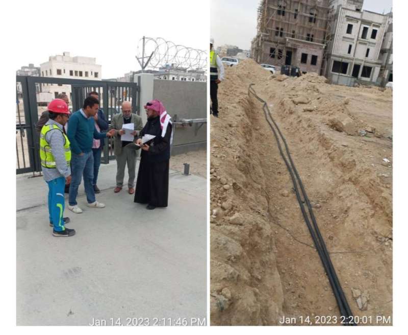 جانب من الزيارة التفقدية لمدينة المطلاع