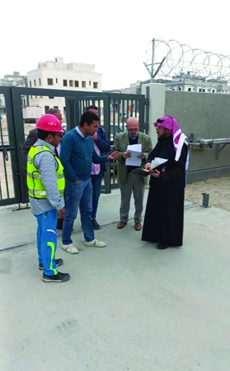 
العنزي خلال الجولة التفقدية