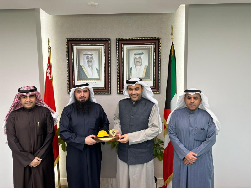 المعجل مستقبلا وفد جمعية المهندسين