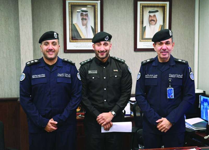 
اللواء الخالد والعقيد العمهوج والنقيب الصايغ
