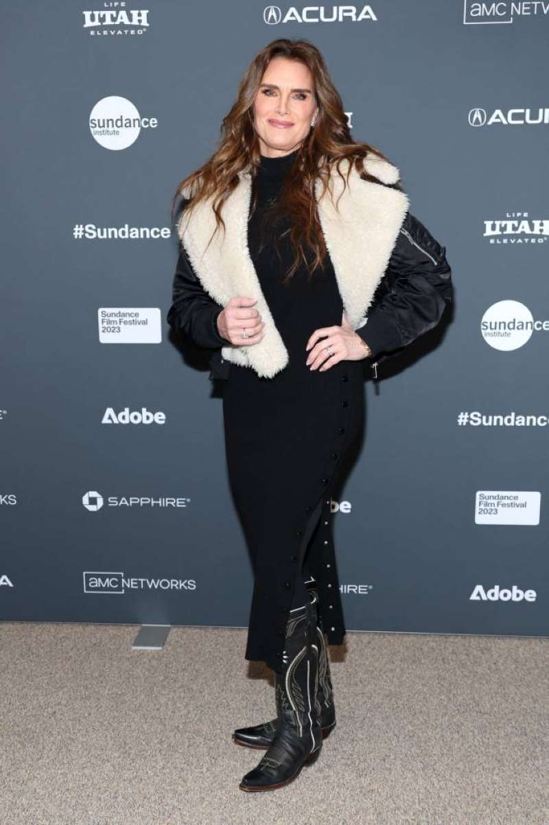  بروك شيلدز خلال حضورها في مهرجان سندانس السينمائي