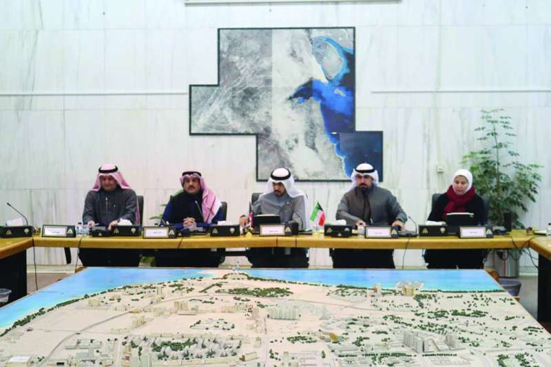 
جانب من اجتماع لجنة الفروانية في المجلس البلدي
