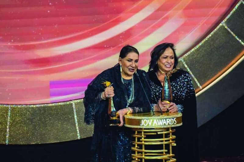 حياة الفهد وسعاد عبدالله
