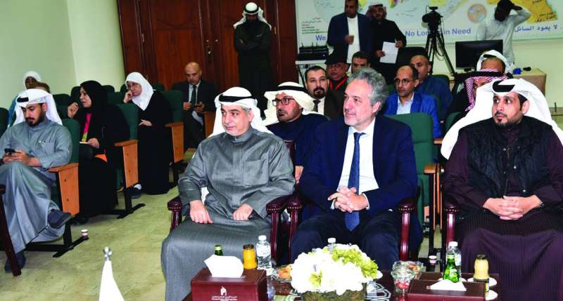 جانب من حضور احتفال توقيع الاتفاقية 