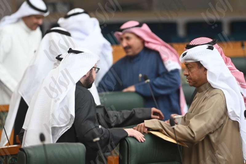 جانب من جلسة اليوم قبل رفعها