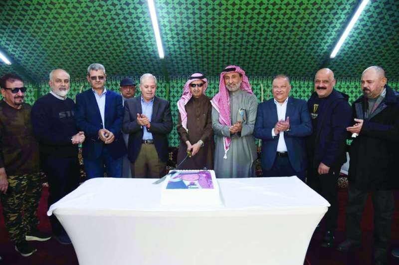 
جانب من الاحتفال بعيد ملك الأردن
