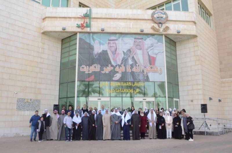 مراسم رفع العلم في مقر مكتب الشهيد 