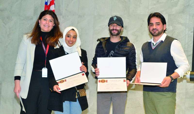 
الفائزون في المسابقة 	(تصوير سعود سالم)