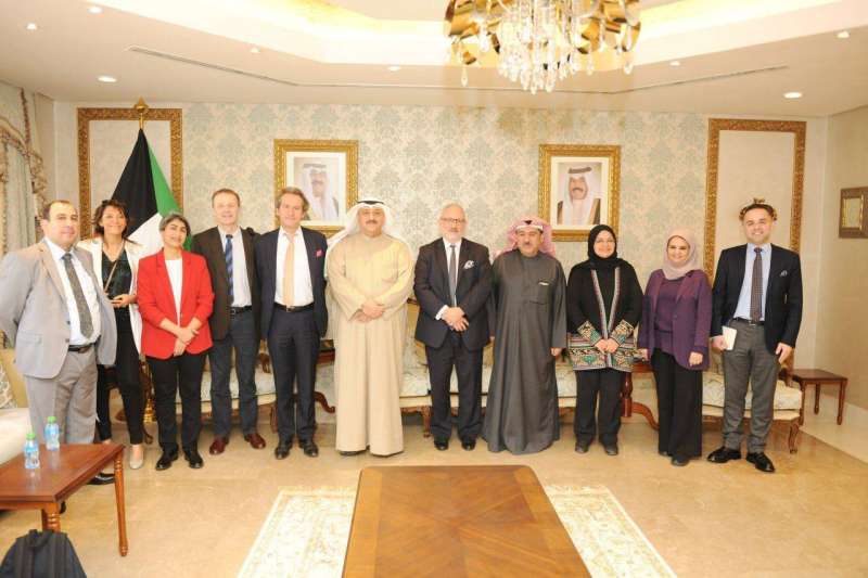 وزير الصحة يستقبل وفد مستشفى «غوستاف روسي»