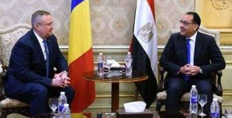  محادثات بين مدبولي ونظيره الروماني نيكولاي تشوكا في القاهرة 