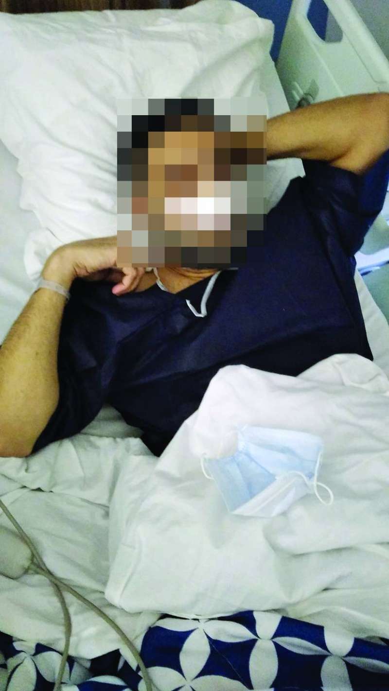 عبدالهادي النعمة في المستشفى