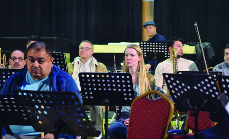 عازفو الآلات النفخية في الأوركسترا 