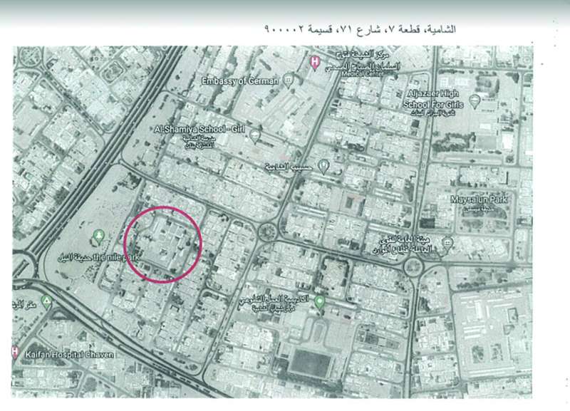 
موقع المبنى المهجور
