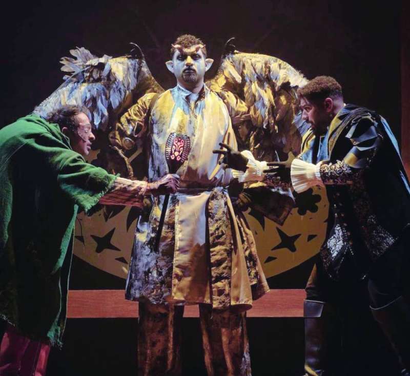 من العرض المسرحي 