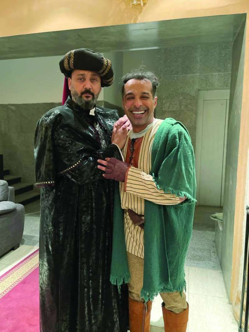 
يعقوب عبدالله وأسامة المزيعل في الكواليس
