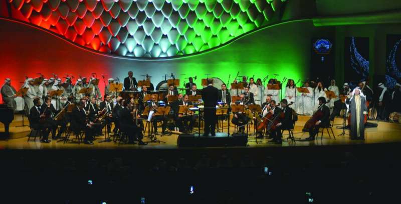 من أوبريت «طيور الدار»	 (تصوير سعود سالم)
