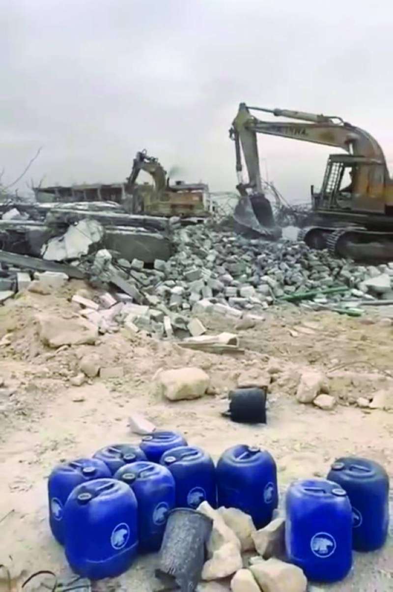 القسيمة بعد الهدم
