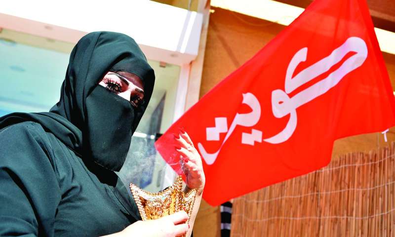 
إحدى المشاركات	(تصوير سعود سالم)